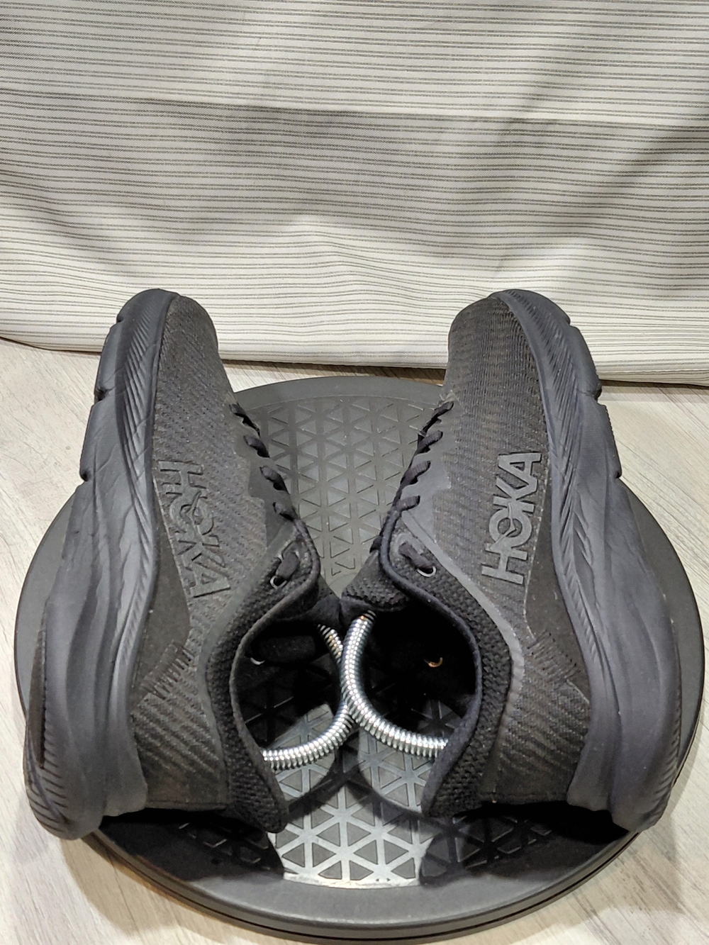 Hoka One One Womens Solimar Triple Black Running Training Shoes W7B - Picture 5 of 13